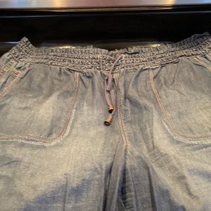 COPY - Used Calvin Klein women’s plus size 18w denim capris.